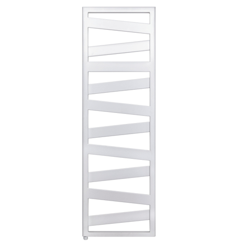Zehnder Ribbon sèche-serviettes - 50x182.3cm - électrique - 750 watts - droit - blanc brillant SW270220