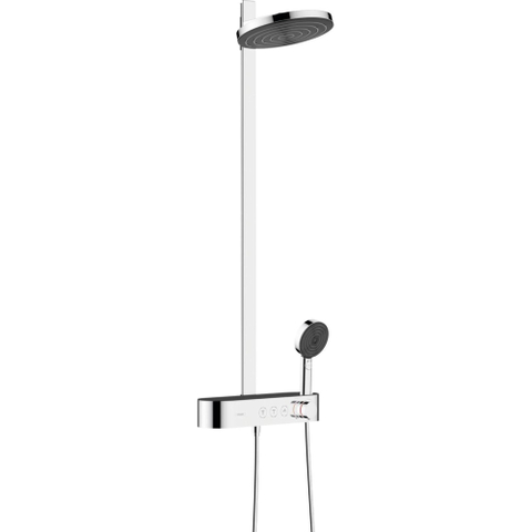 Hansgrohe Pulsify s Showerpipe - 2jet - ecosmart - met ShowetTablet - select - 400 - hoogglans chroom SW651014