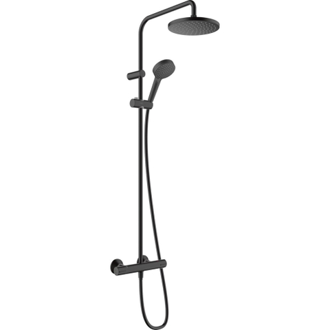Hansgrohe Vernis Blend Showerpipe - 200 - 1jet - met douche - thermostaat - mat zwart SW647134