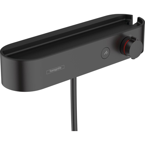 Hansgrohe Showertablet select Pulsify - select douche - thermostaat - met showertablet - 40cm - mat zwart SW651083