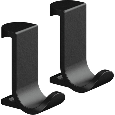 Hansgrohe Wallstoris Handdoekhaak - 1.8x3.9x3.2cm - 2 stuks - mat zwart SW651146