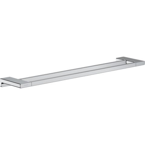 Hansgrohe AddStoris Q handdoekhouder wand dubbel - 65cm - hoogglans chroom SW651403