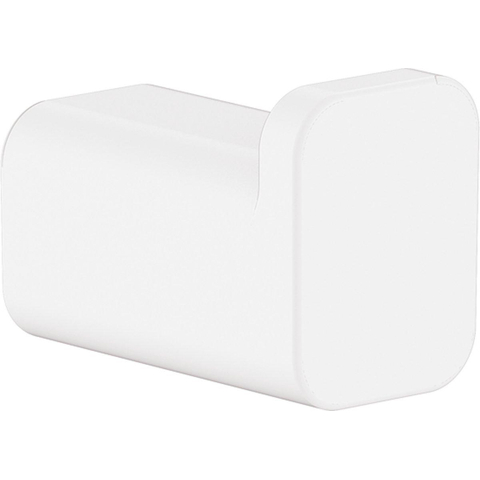 Hansgrohe AddStoris Q handdoekhaak enkel - mat wit SW651158