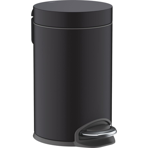 Hansgrohe Addstoris Poubelle à pédale softclose 3 litres mat noir SW651524