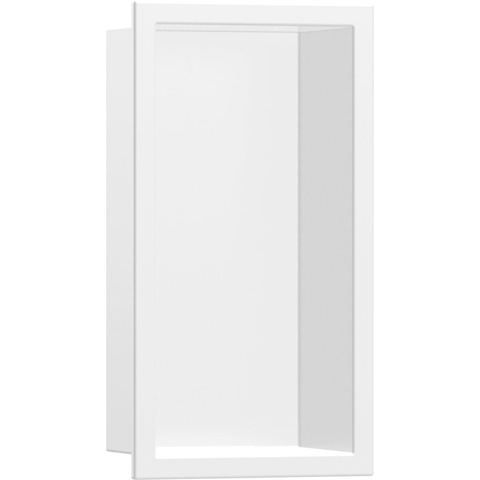 Hansgrohe XtraStoris Original Inbouw Nis - 30x15x10cm - geïntegreerd frame - mat wit SW651326