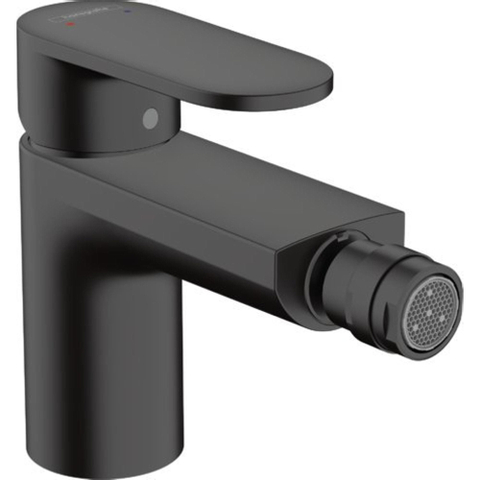 Hansgrohe Vernis Blend - eengreeps bidetkraan - met trekwaste - mat zwart SW651535