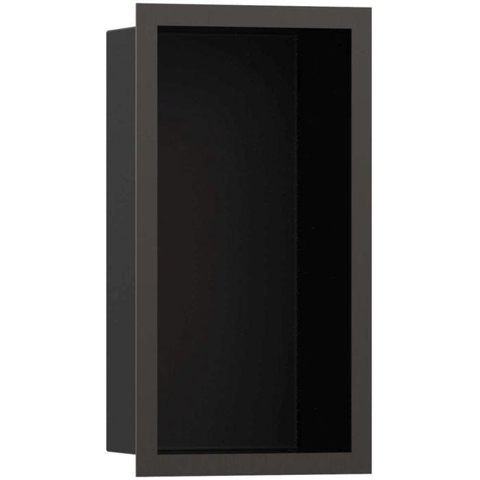 Hansgrohe XtraStoris Individual Inbouw Nis - 30x15x10cm - designframe - brushed black chrome SW651609