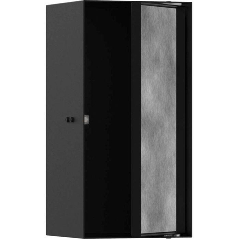 Hansgrohe XtraStoris Rock Niche encastrée - 30x15x14cm - porte carrelable - noir mat SW651386