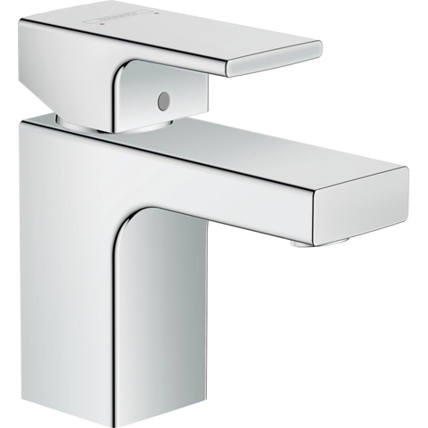 Hansgrohe Vernis Shape 1 greeps wastafelkraan - 70 zinc - zonder afvoer - hoogglans chroom SW651638