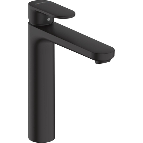 Hansgrohe Vernis Blend 1 greeps wastafelkraan - 190 zonder afvoer - mat zwart SW651708