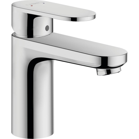 Hansgrohe Vernis Blend 1-gats wastafelkraan - 100 zonder waste - voorsprong 10.8cm - hoogglans chroom SW651354