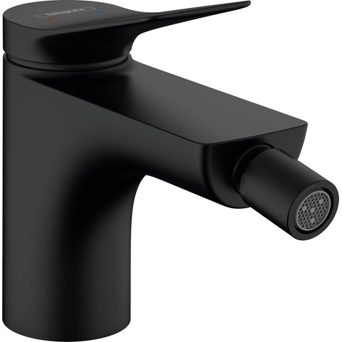 Hansgrohe VIVENIS Eengreeps bidetkraan - met trekwaste - mat zwart SW651263