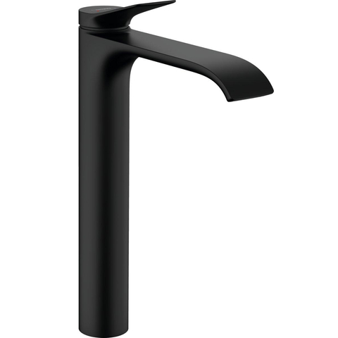 Hansgrohe VIVENIS 1 greeps wastafelkraan - 250 zonder afvoer - mat zwart SW642507