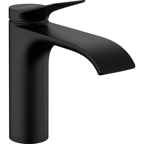 Hansgrohe VIVENIS Eengreeps wastafelmengkraan - 110 zonder afvoer - mat zwart SW642508