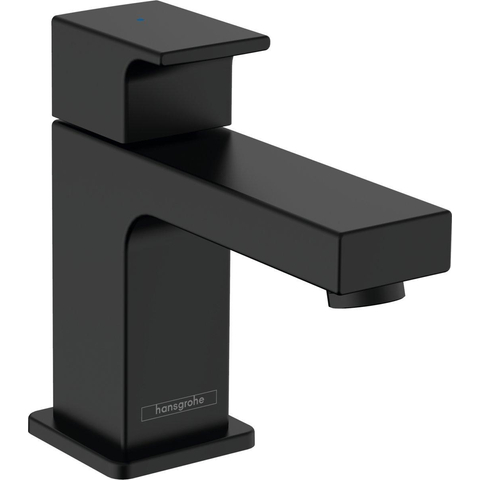 Hansgrohe Vernis Shape 1-gats toiletkraan - 70 zonder waste - voor koud water - voorsprong 9.2cm - mat zwart SW651662