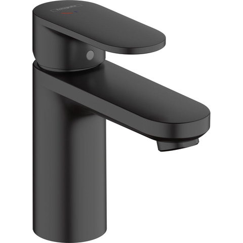 Hansgrohe Vernis Blend Eengreeps wastafelmengkraan - 100 - coolstart - met PopUp - trekwaste - mat zwart SW642529