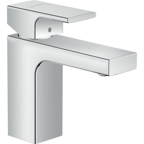 Hansgrohe Vernis Shape 1 greeps wastafelkraan - 100 zonder afvoer - hoogglans chroom SW651613
