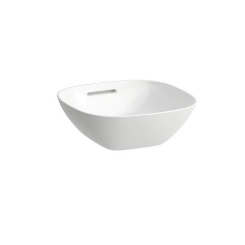 Laufen ino Lavabo carré 35x35cm sans trou de robinet avec trop-plein Blanc SW46984