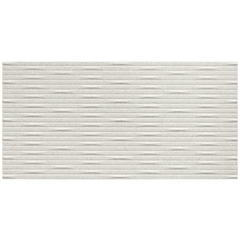 Ceralto Silevo Mineral Wall Carve Carrelage mural - 40x80cm - 8.5mm - rectifié - Whittle pearl SW653156