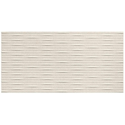 Ceralto Silevo Mineral Wall Carve Carreau mural - 40x80cm - 8.5mm - rectifié - Whittle ivory SW653205