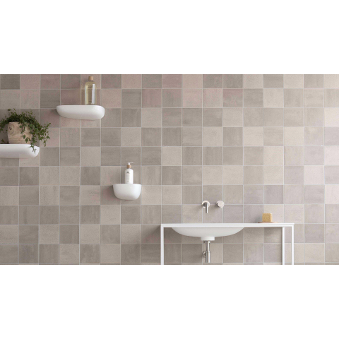 Ceralto Cavino Blend Carrelage de sol - 14.6x14.6cm - 7.5mm - argile beige moyen SW393872