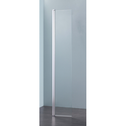 Royal Plaza Parri draaideel voor walk-in 35x200cm zilver profiel en helder glas met clean coating SW158690