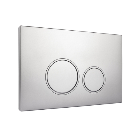 Starbluedisc Doppio bedieningsplaat voor Geberit UP100/UP320/UP720 reservoir mat chroom - (licht beschadigd) OUTLET UDEN STORE35887