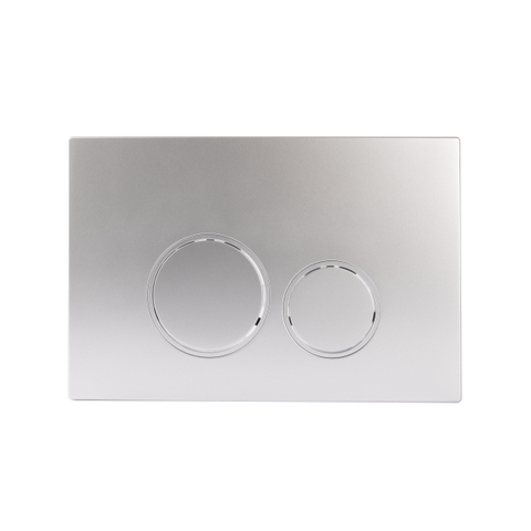 Starbluedisc Doppio bedieningsplaat voor Geberit UP100/UP320/UP720 reservoir mat chroom - (licht beschadigd) OUTLET UDEN STORE35887