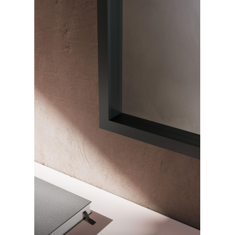 Royal plaza miroir bjorn 70 x 45 cm avec éclairage led noir mat SW680308