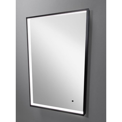 Royal plaza miroir bjorn 70 x 45 cm avec éclairage led noir mat SW680308