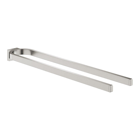Grohe Selection Handdoekhouder - 36cm - dubbel - niet draaibaar - Supersteel (RVS) SW444297