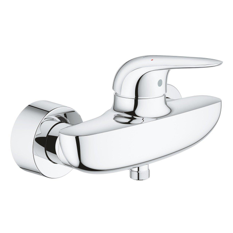 Grohe Wave New Douchekraan - met koppelingen - chroom SW87120