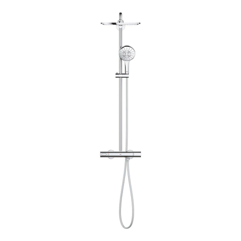 Grohe Rainshower SmartActive opbouw regendoucheset – thermostatisch – Ø31 cm hoofddouche – 3-standen handdouche – chroom SW472245