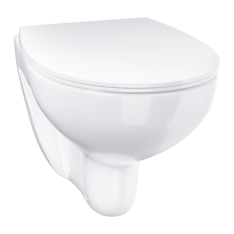 GROHE Solido Bau WC suspendu à fond creux sans bride 36.8x53.1cm 6/3L incl abattant blanc SW707018