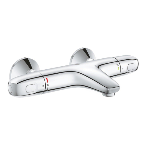 GROHE Grohtherm 1000 Mitigeur baignoire thermostatique HOH 15cm avec raccords chrome SW656537