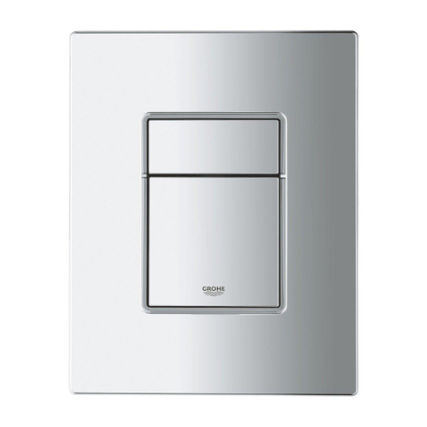 Grohe Even Bedieningsplaat - dualflush - 2-knops - chroom 0701178