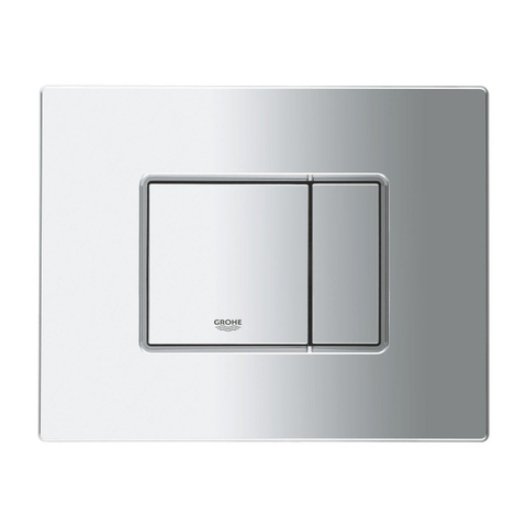 Grohe Even Bedieningsplaat - dualflush - 2-knops - chroom 0701178