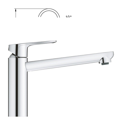 GROHE robinet de cuisine start flow - bas - chrome SW706249
