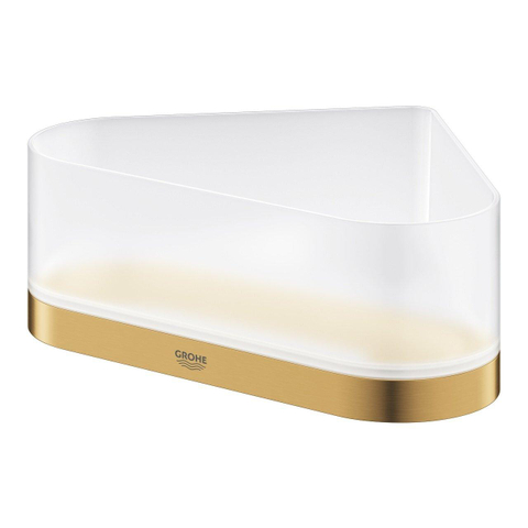 Grohe Selection Douchetray - 17x17x20x8.5cm - hoekmodel - wandmontage - brushed cool sunrise (goud) SW482036
