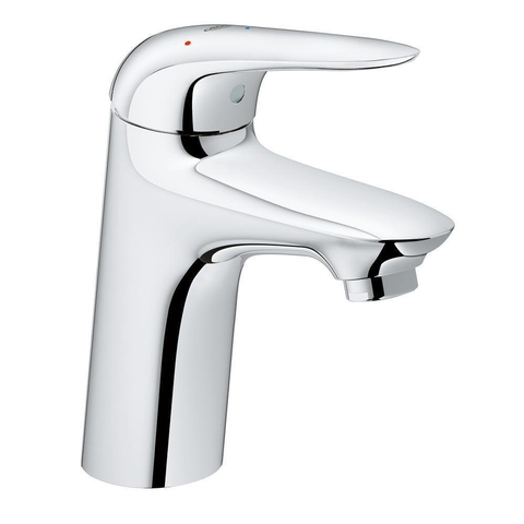 Grohe Wave New Waterbesparende Wastafelkraan - M-Size - ES energiebesparend - met push-open garnituur - chroom SW87119