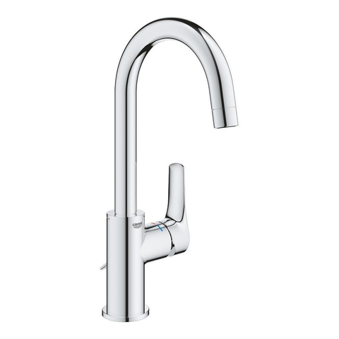 GROHE Eurosmart ensemble de robinet à économie d'eau taille l avec chaîne chrome SW654565