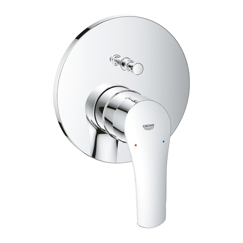 GROHE Eurosmart Mitigeur baignoire encastré 15.8cm rond chrome SW654744