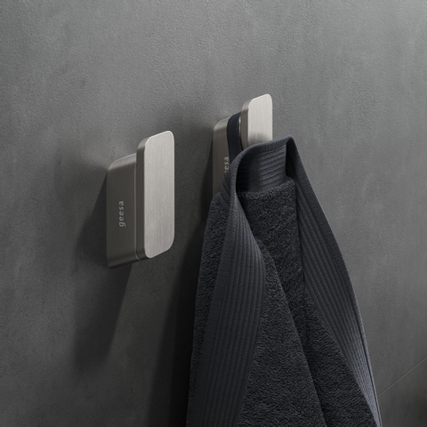Geesa Shift Handdoekhaak medium RVS geborsteld SW641332