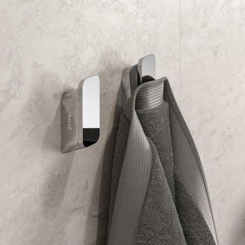 Geesa Shift Handdoekhaak medium Chroom SW641342