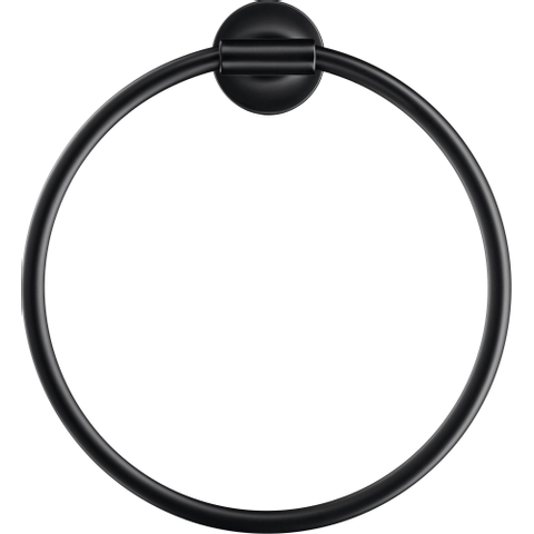 Duravit Starck T Handdoekring - diameter 21cm - mat zwart SW297099