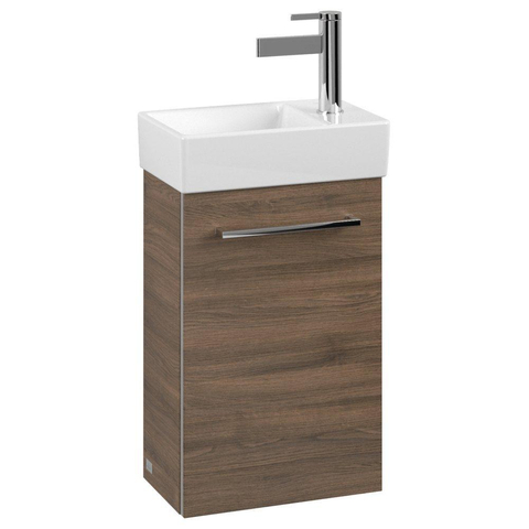 Villeroy & Boch Avento wastafelonderbouwkast - 1 deur - 34x51.4x20.2cm links - Arizona Oak (hout) SW448533