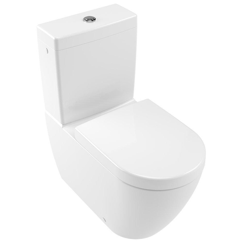 Villeroy & Boch Subway 2.0 diepspoelcloset - voor combinatie zonder spoelrand - White Alpine (glans wit) 1025189
