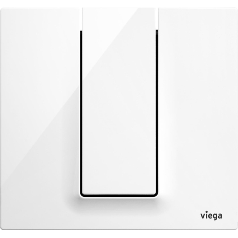 Viega Visign for style 14 urinoir bedieningsplaat wit GA23026
