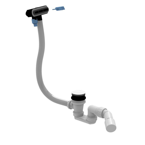 Villeroy & Boch Toebehoren afvoer en overloopcombinatie - voor de back to wall witte baden loop & Friends - mat zwart SW702035