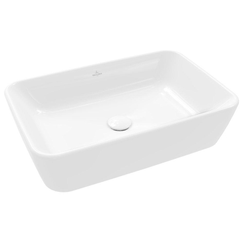 Villeroy & Boch Architectura opzetwastafel - 60x40.5cm - zonder kraangat - zonder overloop - White Alpine (glans wit) SW762305